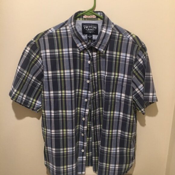 SHORT-SLEEVED MADRAS SHIRT BY THE NEW IVY - Picture 2 of 4